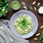 Spaghetti mit Feldsalat Pesto - www.emmikochteinfach.de