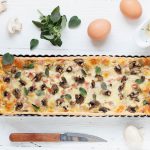 Quiche mit Schinken, Champignons und Mozzarella - www.emmikochteinfach.de