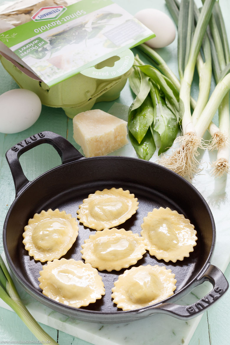 Spinat-Raviolo Frittata - www.emmikochteinfach.de